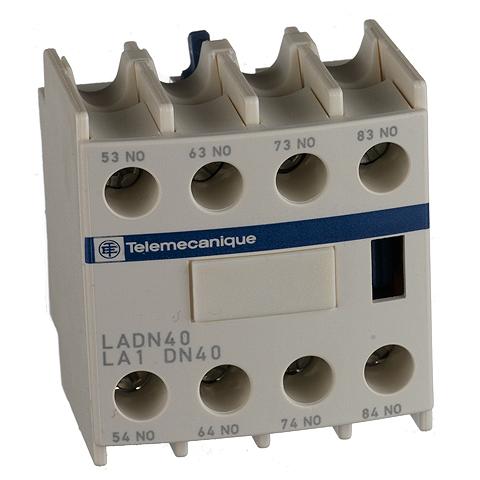 Auxiliary contact block, LADN40, 4NO