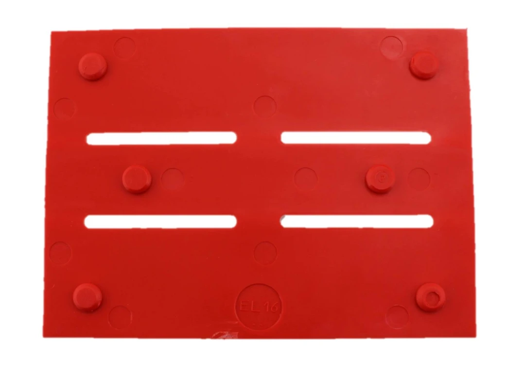 Guide shoe insert, EL16PU, 180x36.5x50, Guide 16mm