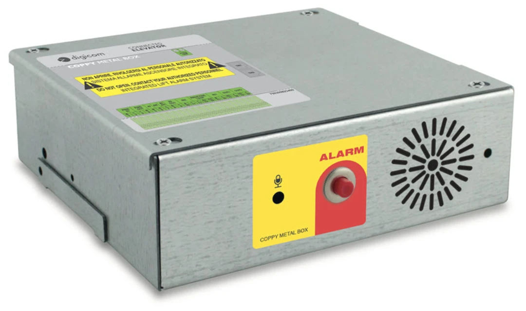 Emergency phone, Digicom, car roof with communication unit