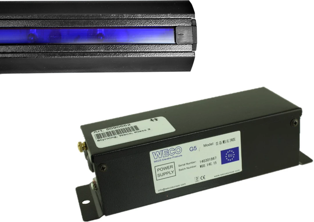 Light curtain, WECO Welig, SIL Cat.2,incl. controller, Profil J