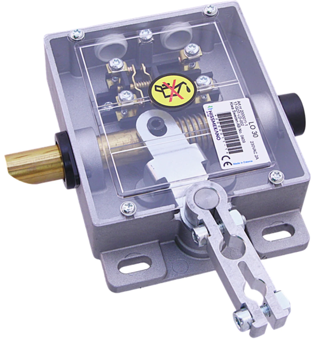 Swing door lock LO-30-H, with triangular emergency unlocking