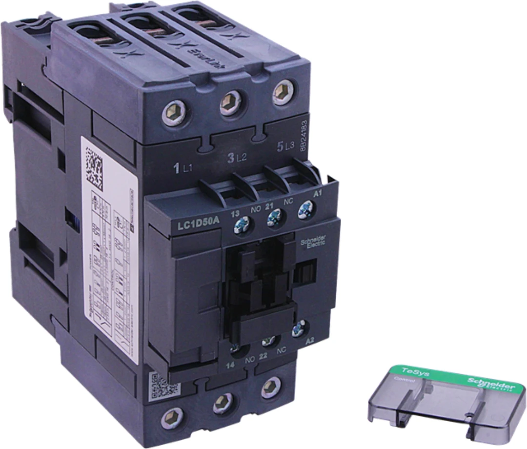 Contactor, Schneider/Telemec., LC1D50AP7, 230VAC, 50A/22kW