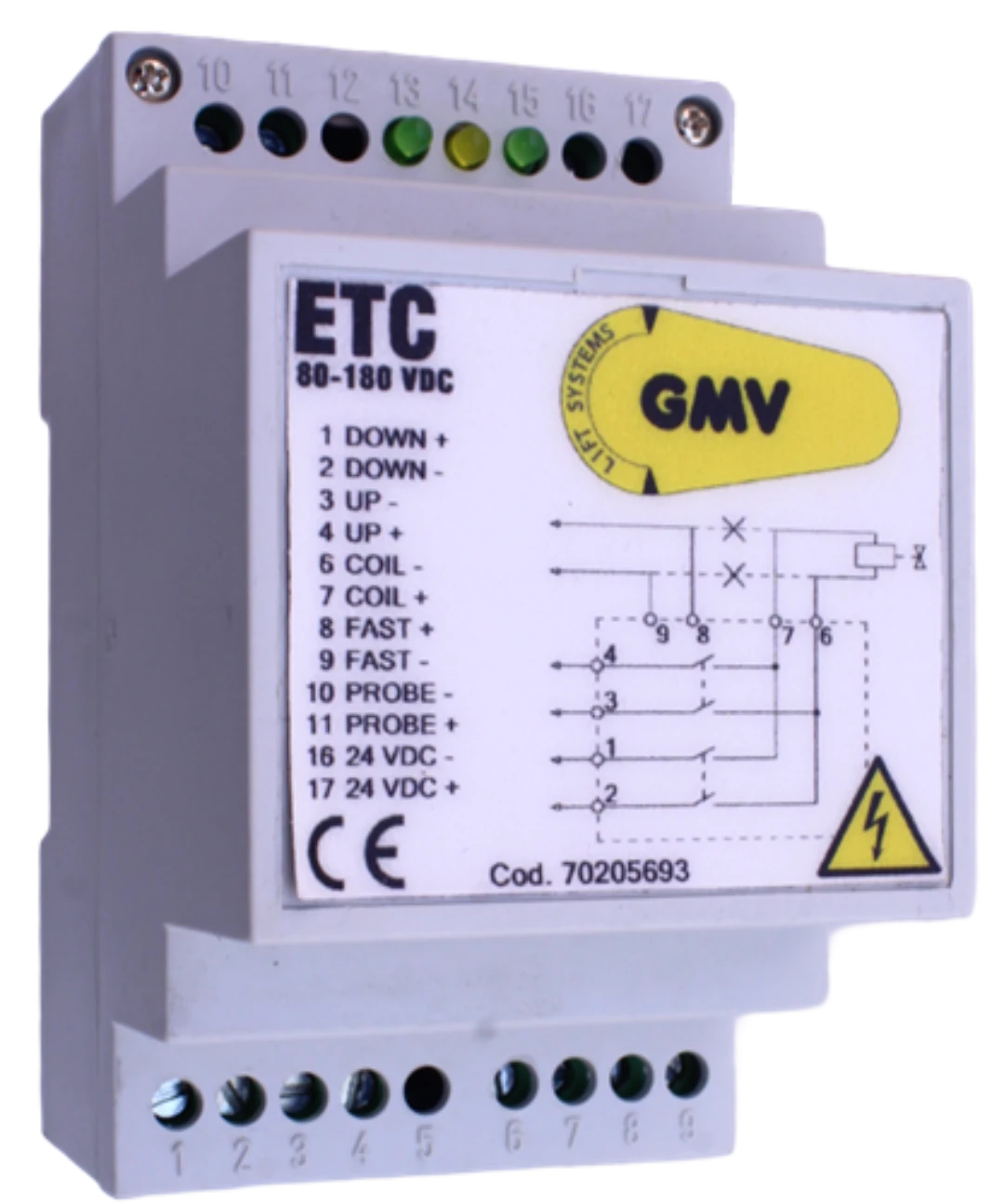 PCB ETC, GMV 3100-E2 , replacement PCB for Coil 80-180VDC