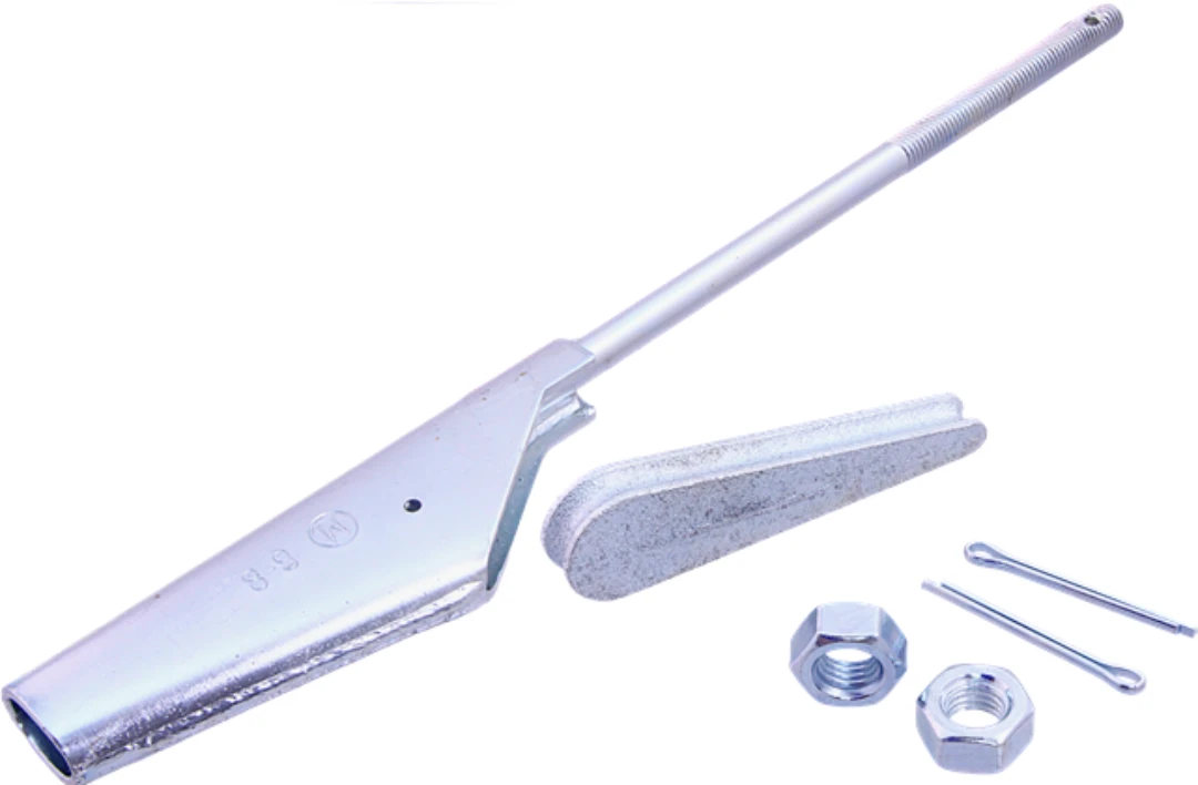 Wedge socket, fixed, Rope ø6-8mm, M12