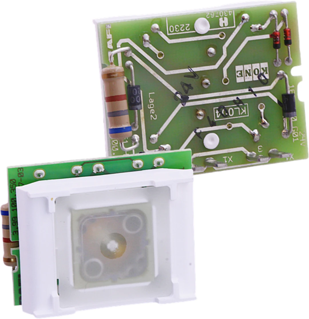 Push button KONE-M, 24 VDC, green/yellow LED
