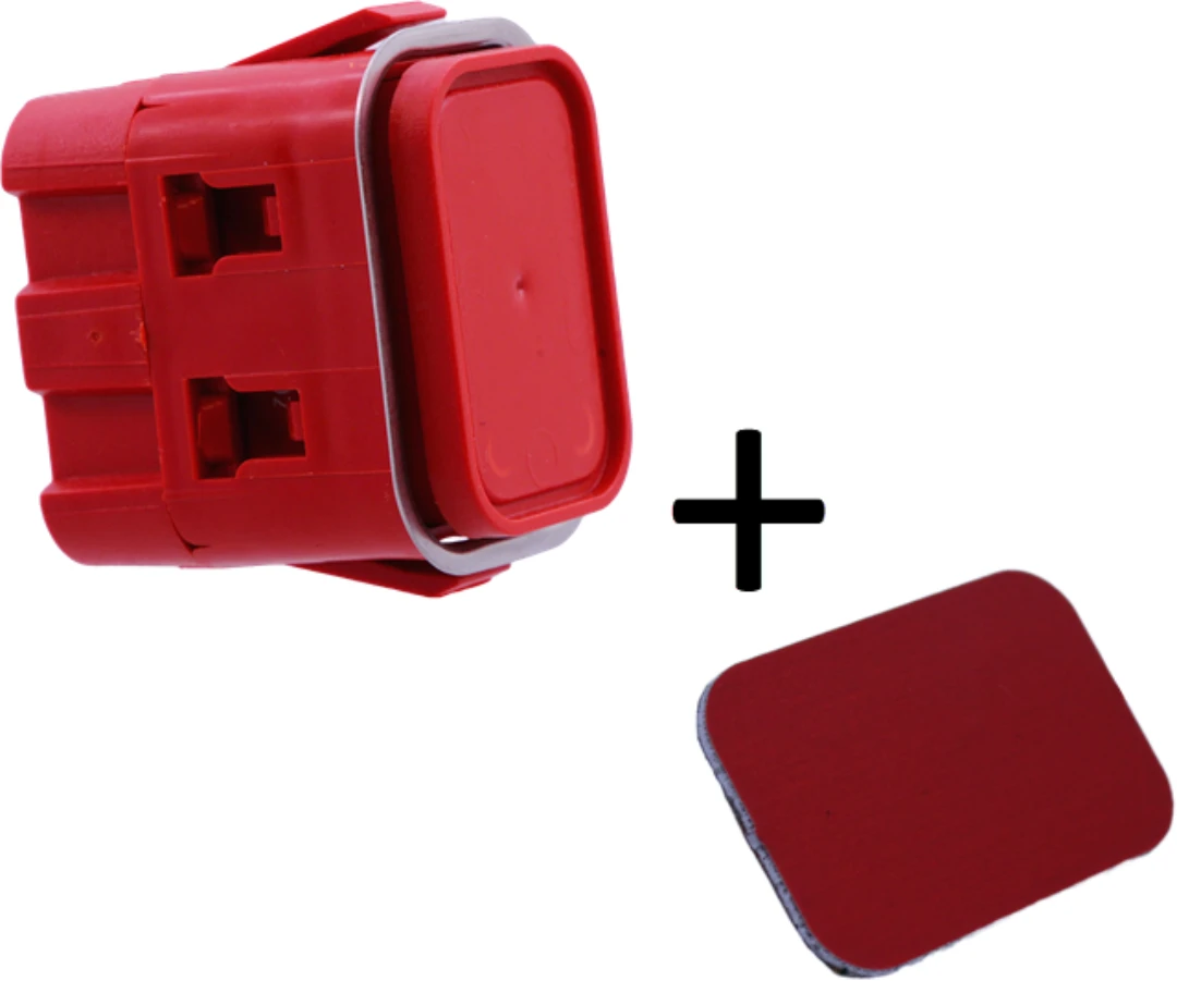Push button HM-2535-S-stop, with red pressel