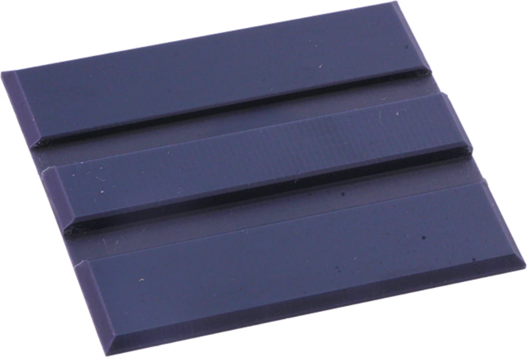 Guide shoe insert, KONE Monospace, counterw. 80x23.5x25, 16mm, PE
