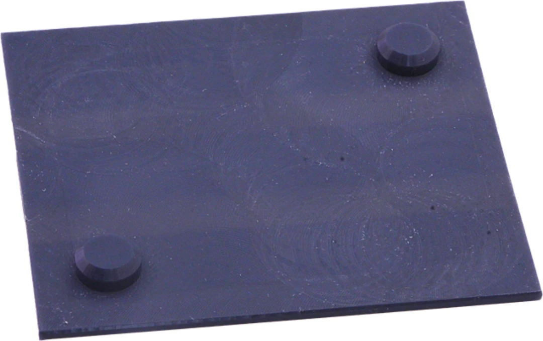 Guide shoe insert, KONE Monospace, counterw. 80x23.5x25, 16mm, PE