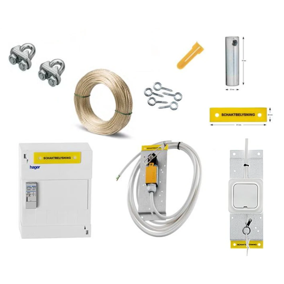 Shaft lighting kit, pulse
