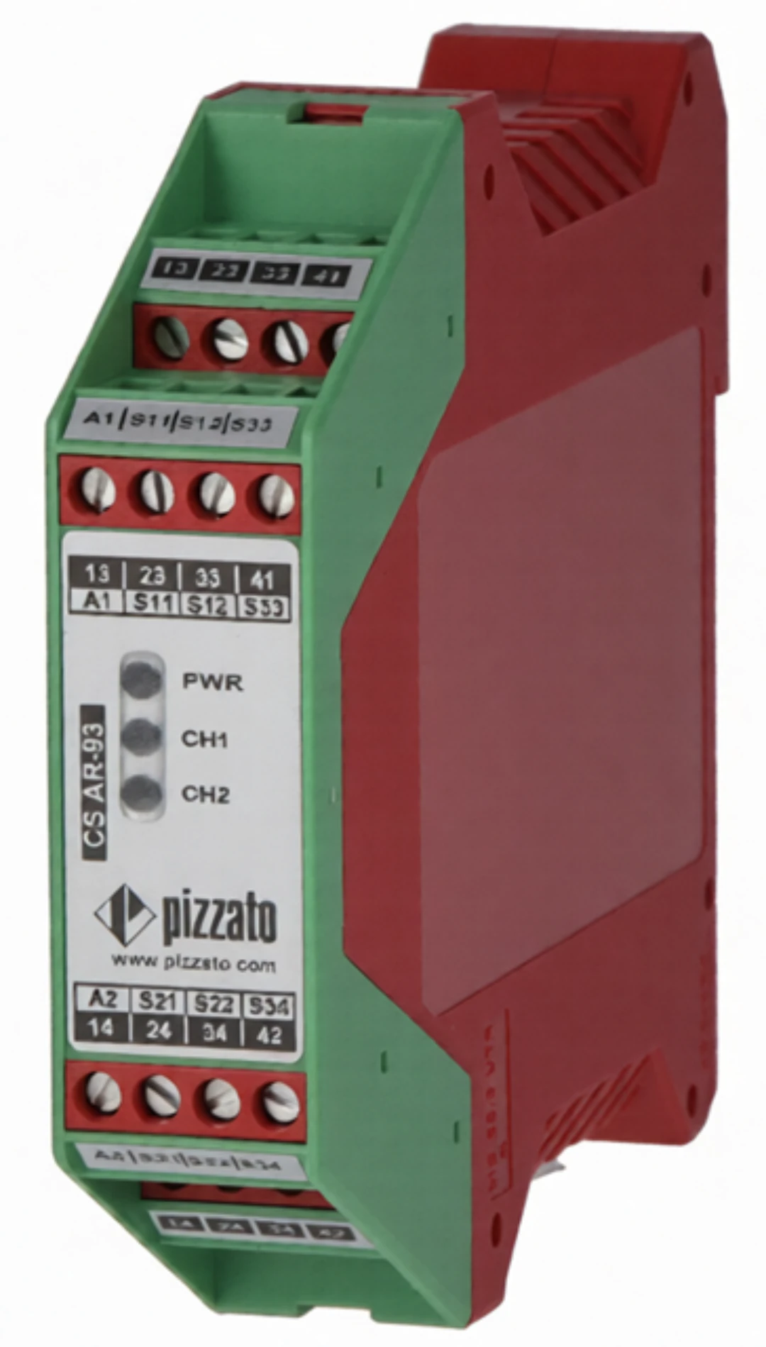 Safety relay ,Pizzato/IGV, CS AR-93V024, 4 channels, 24VDC